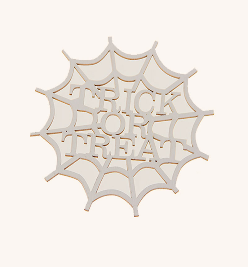 HY-E46641 Halloween small wood chips spider web