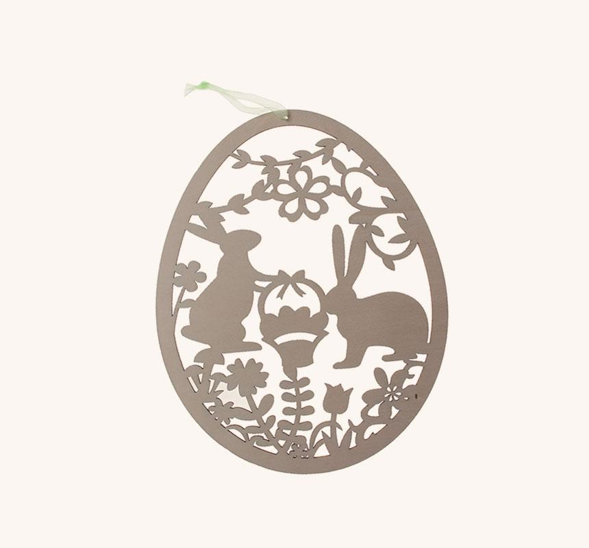 HY-E68029-2 Egg-shaped rabbit flower pendant