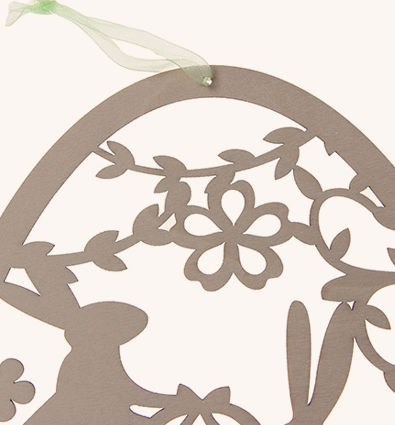 HY-E68029-2 Egg-shaped rabbit flower pendant