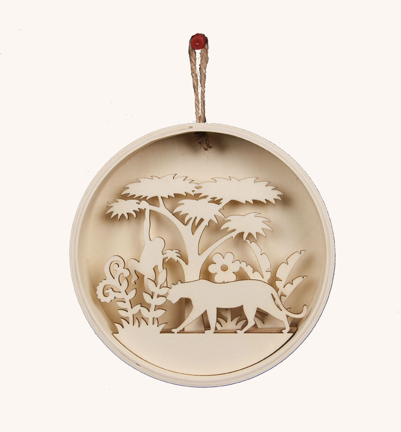 HY-E601716 Round animal pendant leopard