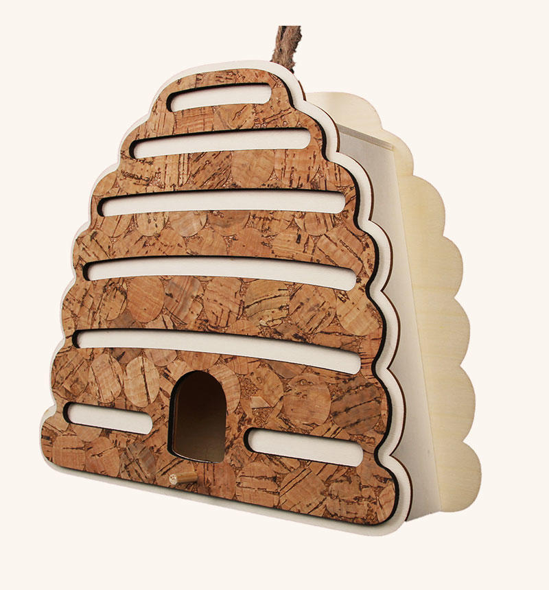 HY-E32405 Wooden bird house cork