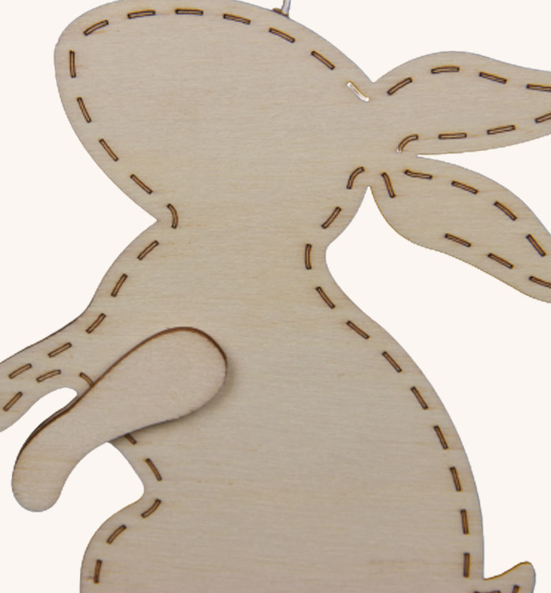 HY-E601713 Rabbit butterfly pendant