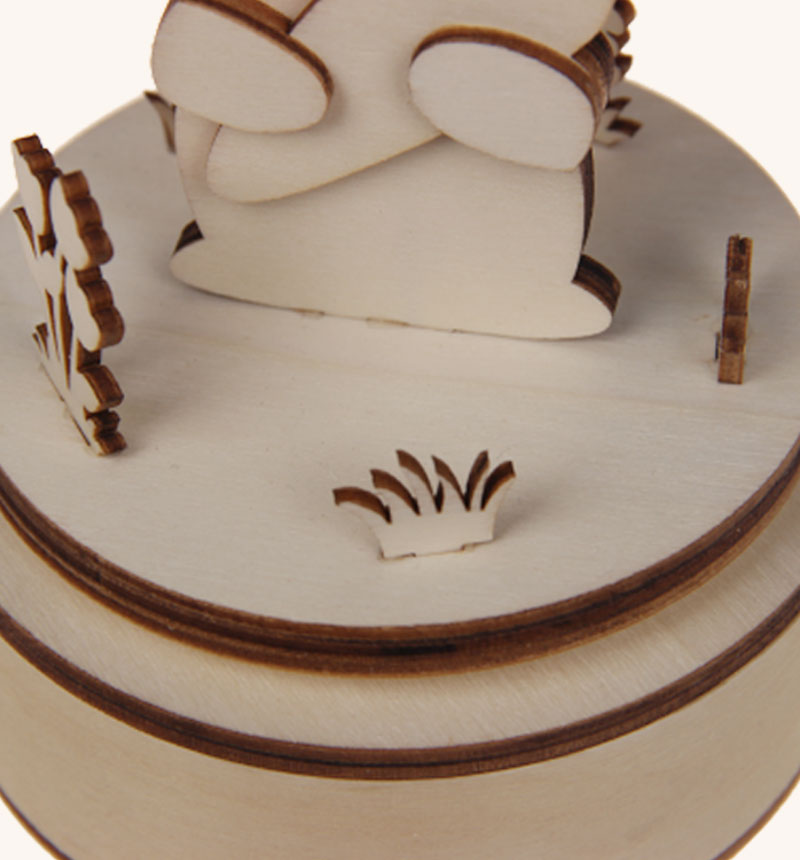 HJ20307 Bunny music box