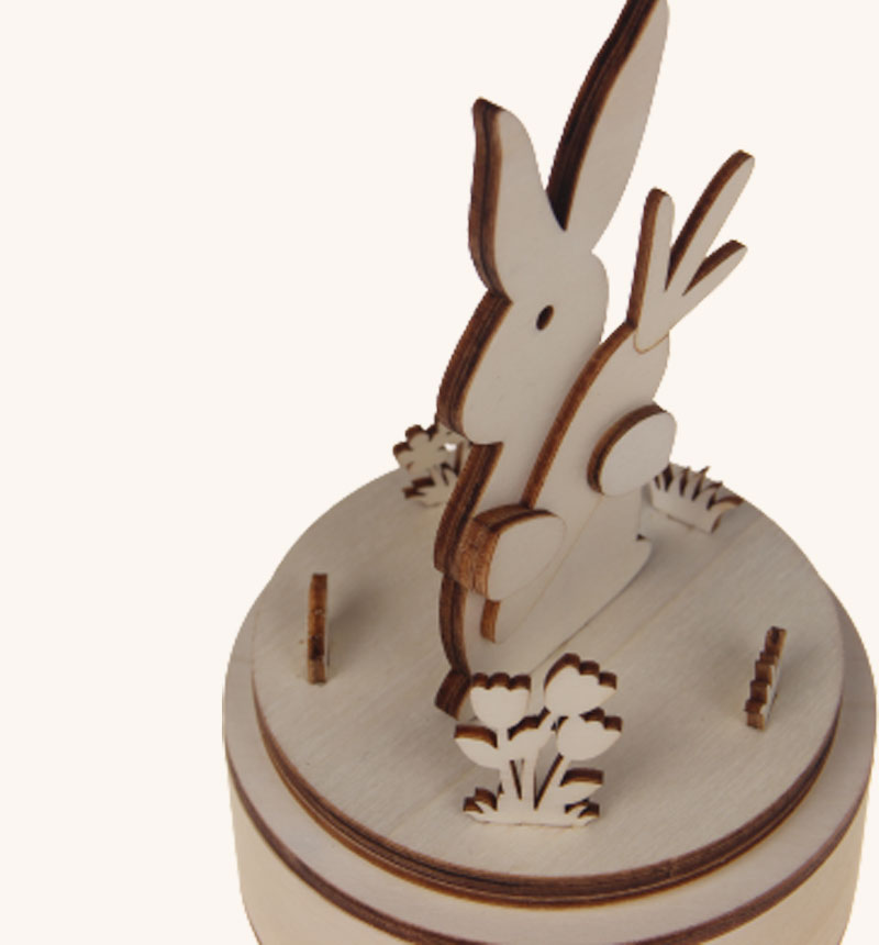 HJ20307 Bunny music box