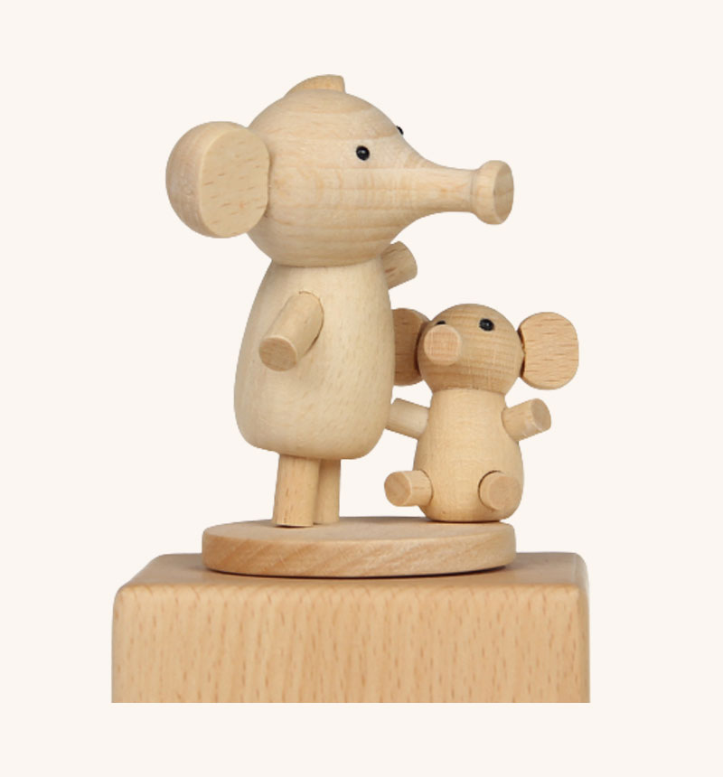 HY-574 Music box animal elephant