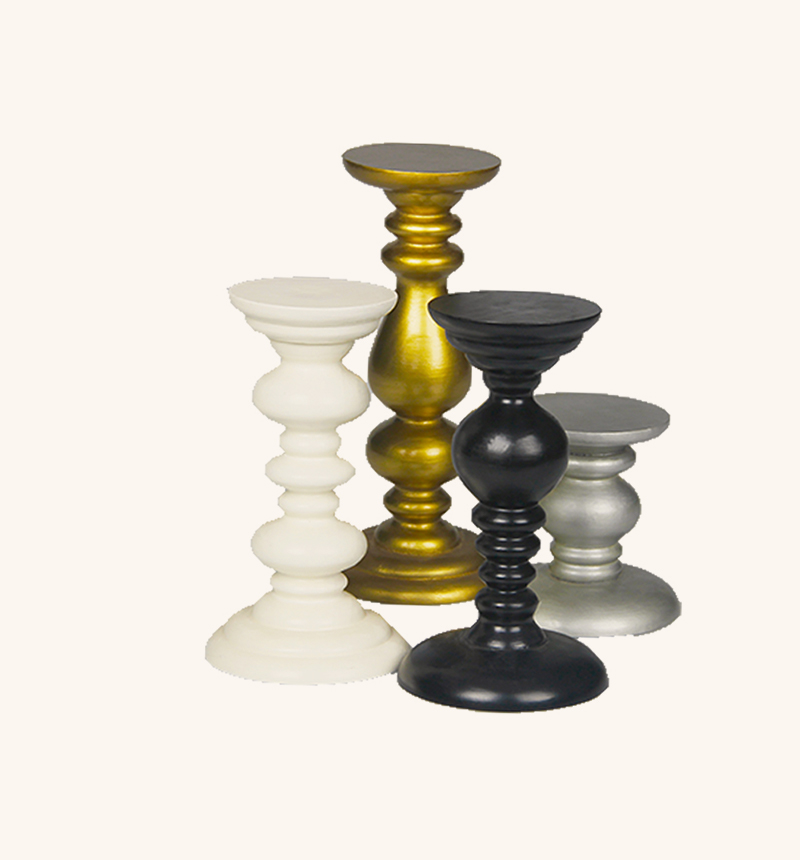 HY-J247-2 Black candle holder