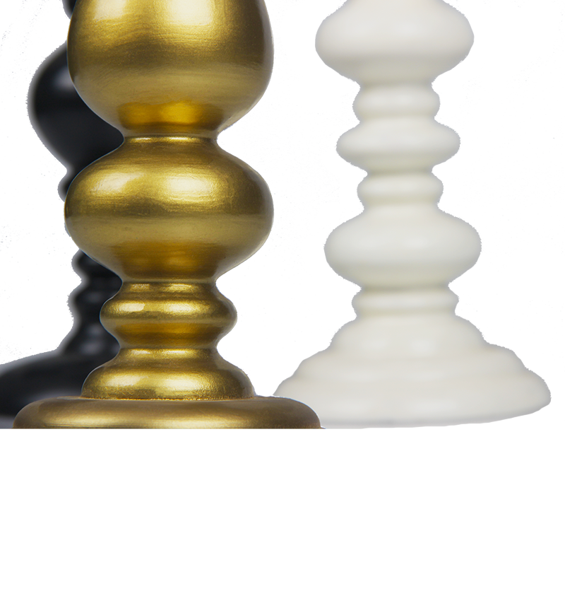 HY-J284-1 Golden candle holder