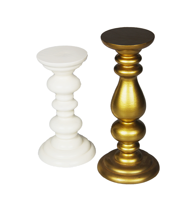 HY-J284-1 Golden candle holder