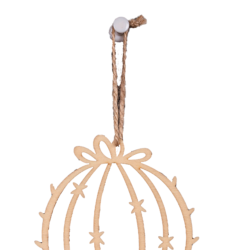 HY-E69342 Wooden Wind Chime Pendant2