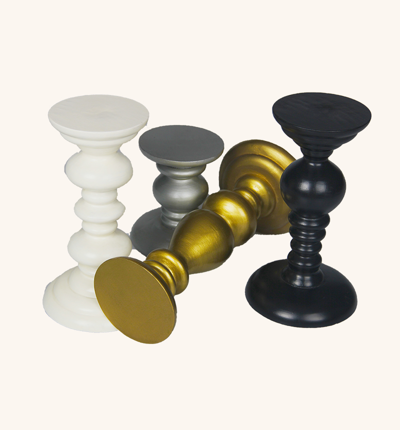 HY-J247-2 Black candle holder