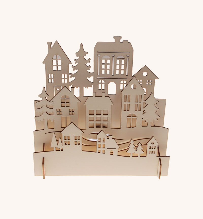 HY-E69545 Christmas house tree