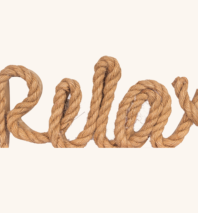 HY-E600316 Hemp rope sticking wooden table decoration