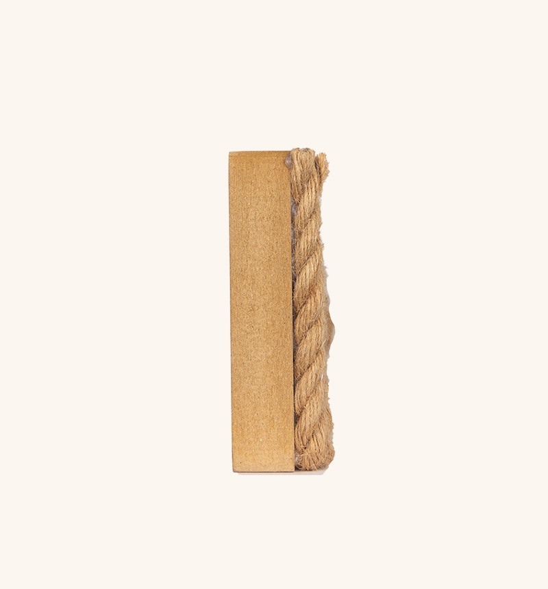 HY-E600316 Hemp rope sticking wooden table decoration