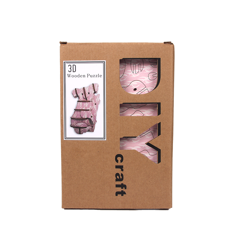 HY-E5442 Wooden splicing animal toy