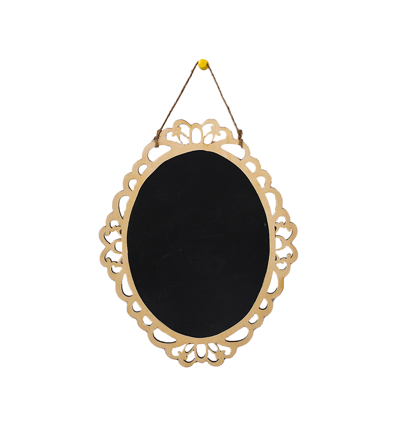HY-E40809 Oval blackboard wall hanging