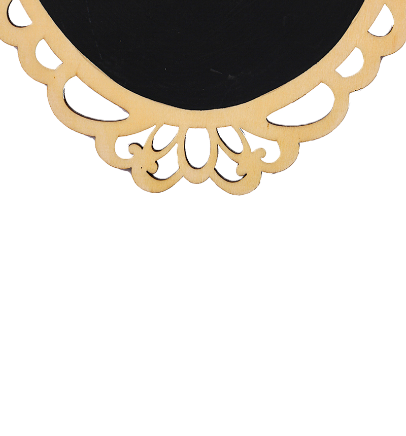 HY-E40809 Oval blackboard wall hanging