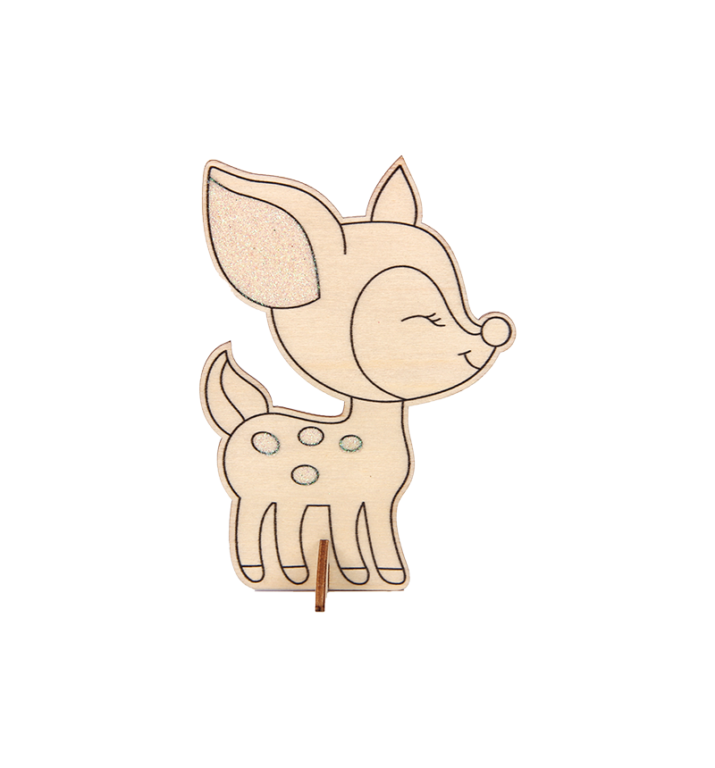 HY-E600873diy paint brush animal