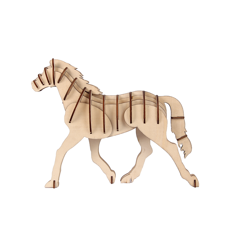 HY-E5442 Wooden splicing animal toy