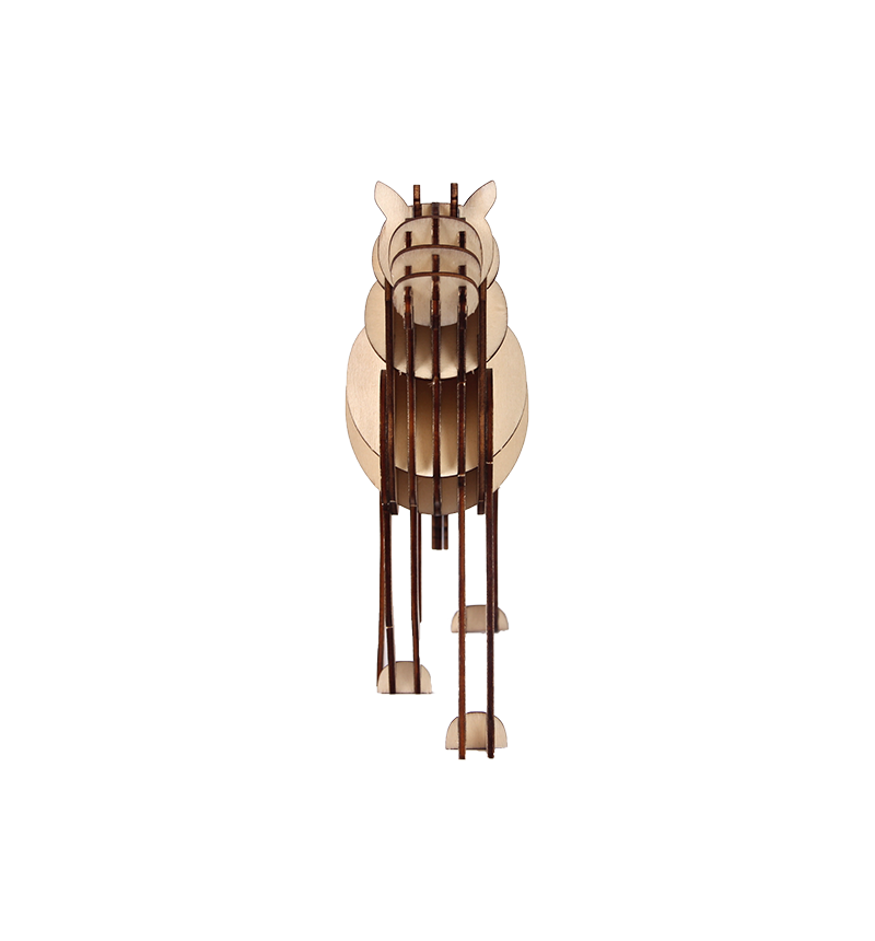 HY-E5442 Wooden splicing animal toy