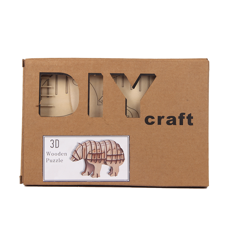 HY-E5442 Wooden splicing animal toy