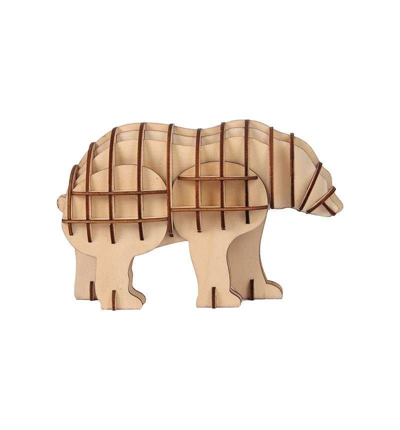 HY-E5442 Wooden splicing animal toy