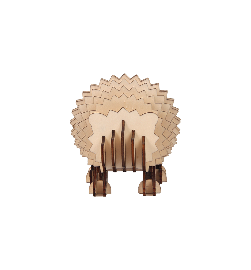 HY-E5442 Wooden splicing animal toy