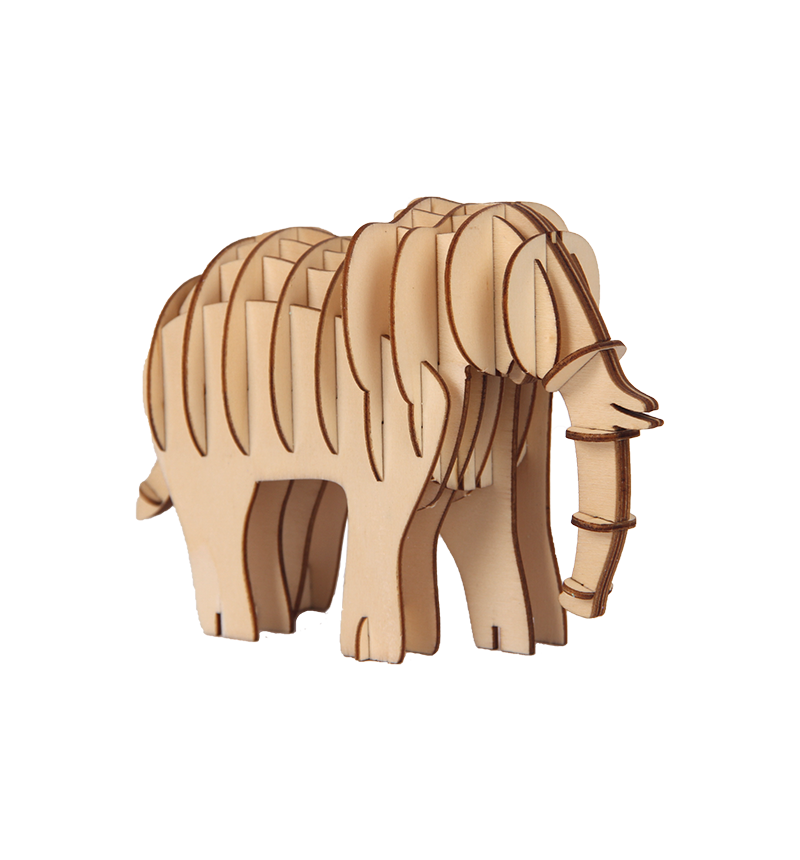 HY-E5442 Wooden splicing animal toy