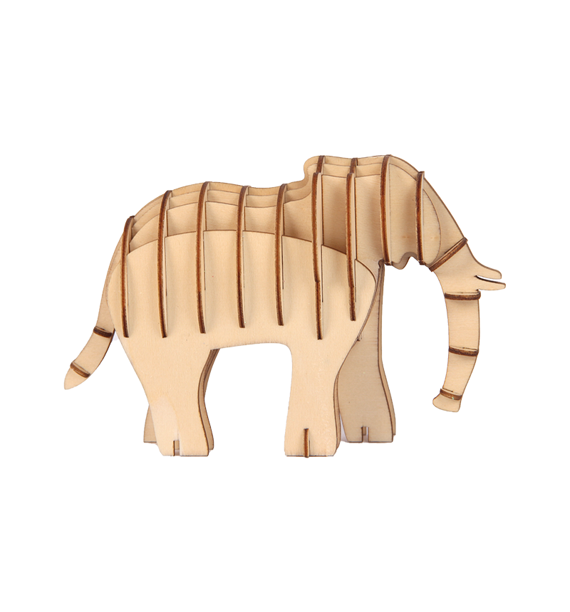 HY-E5442 Wooden splicing animal toy