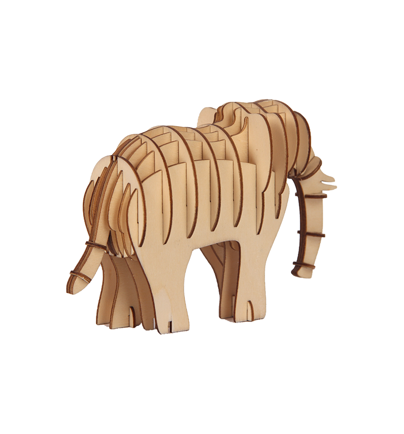 HY-E5442 Wooden splicing animal toy