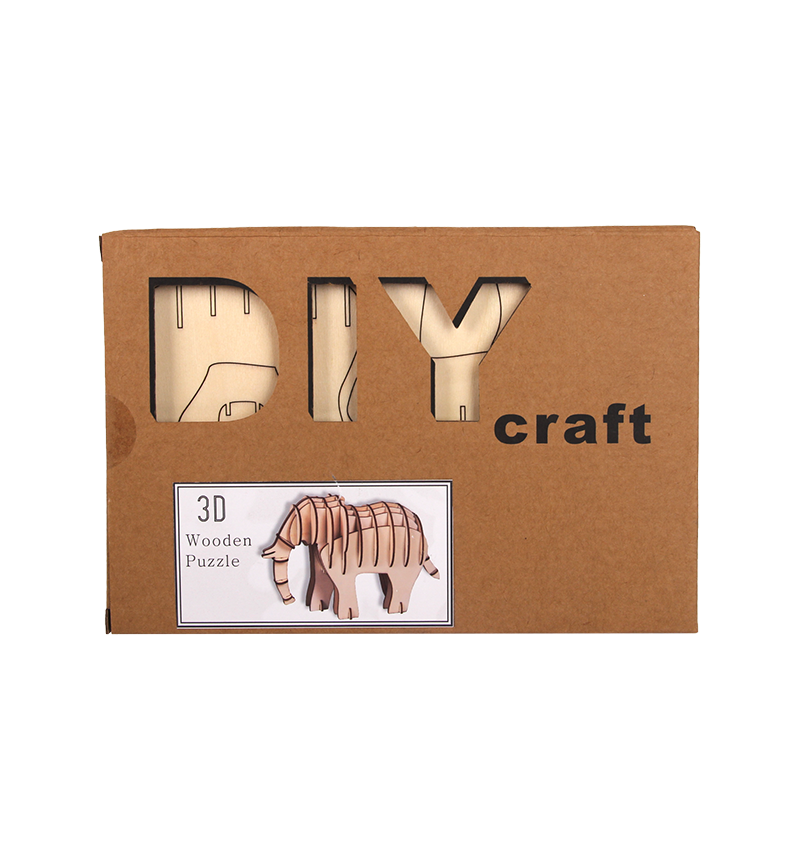 HY-E5442 Wooden splicing animal toy