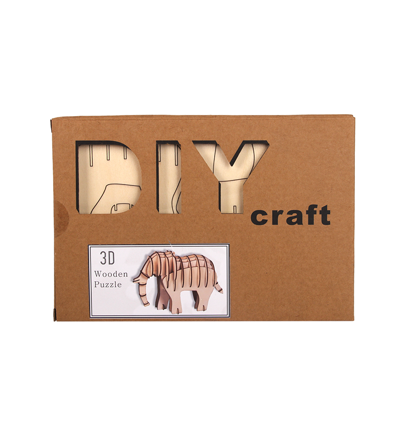 HY-E5442 Wooden splicing animal toy