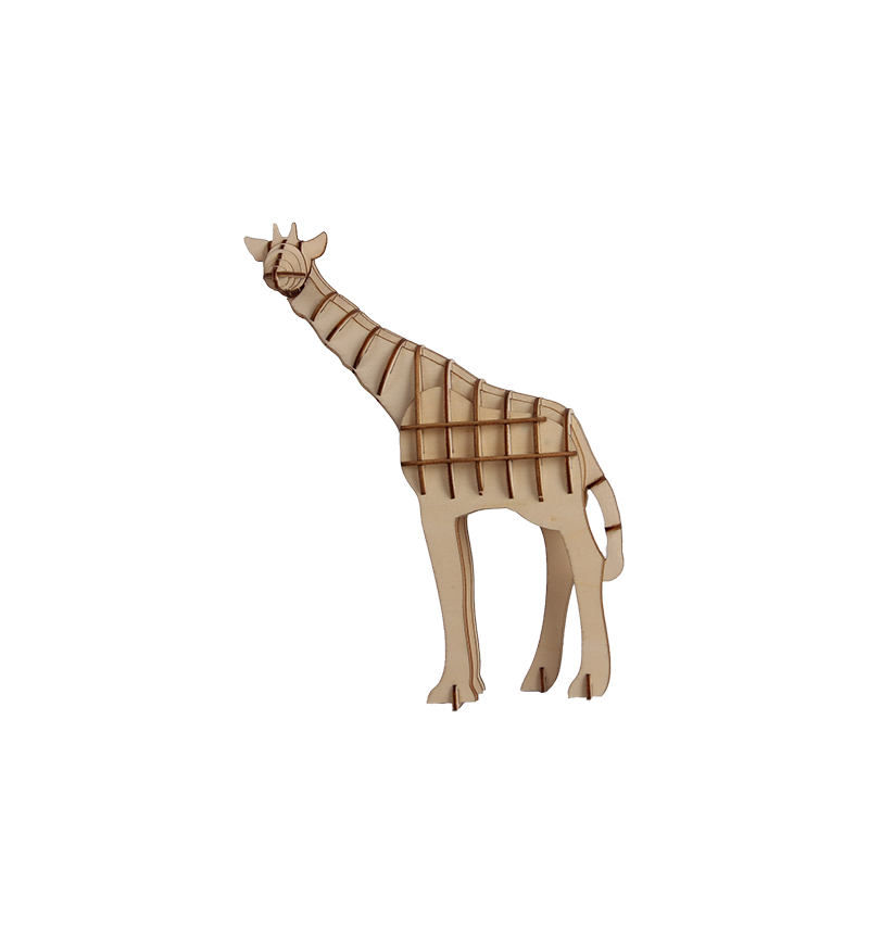 HY-E5442 Wooden splicing animal toy