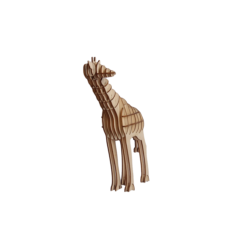 HY-E5442 Wooden splicing animal toy