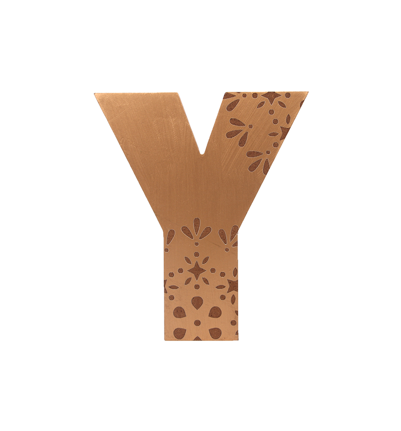 HY-E44825-1 metal pattern letters