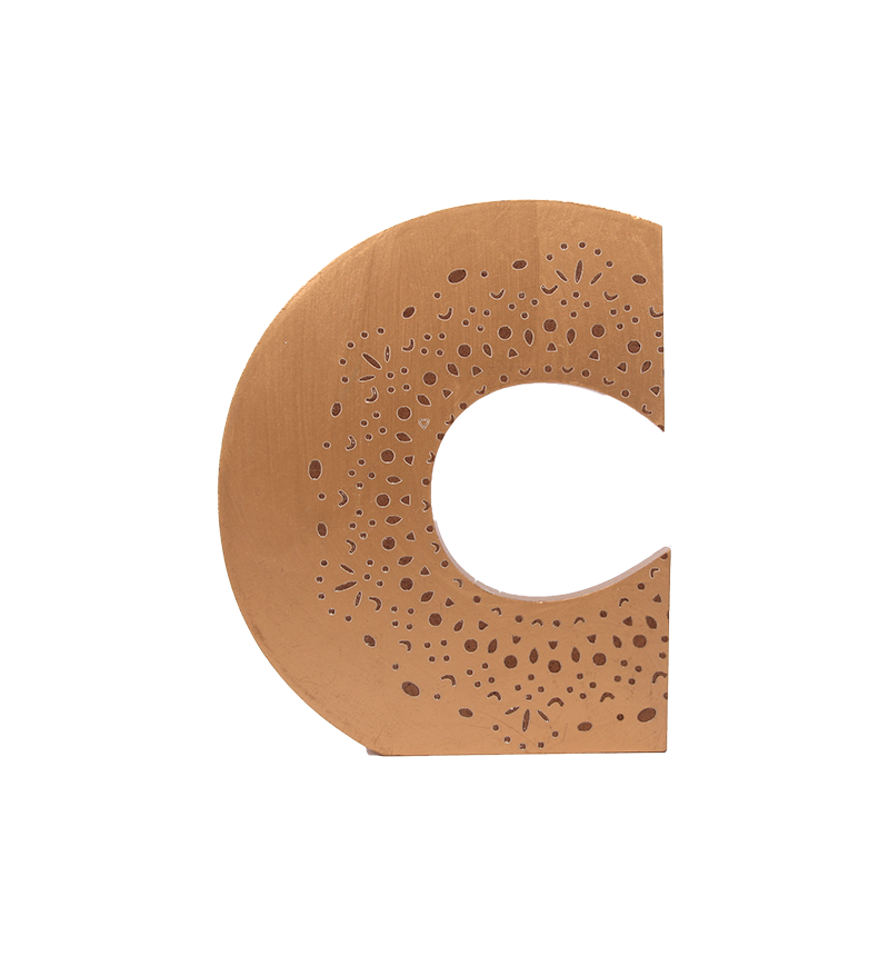 HY-E44825-1 metal pattern letters