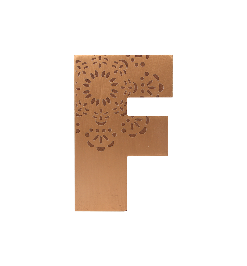 HY-E44825-1 metal pattern letters