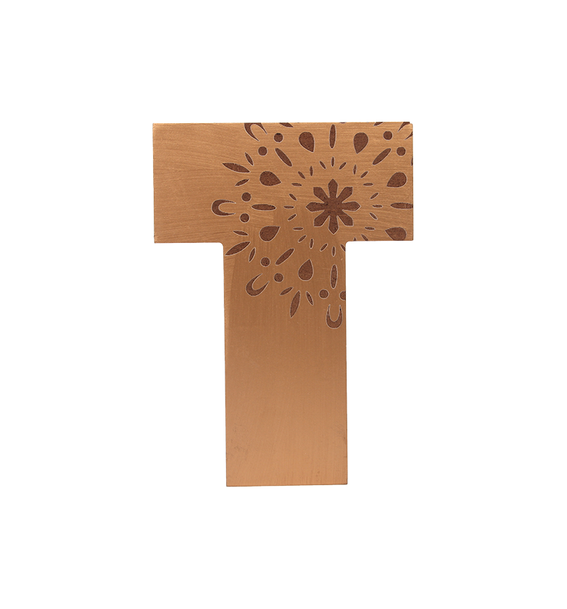 HY-E44825-1 metal pattern letters
