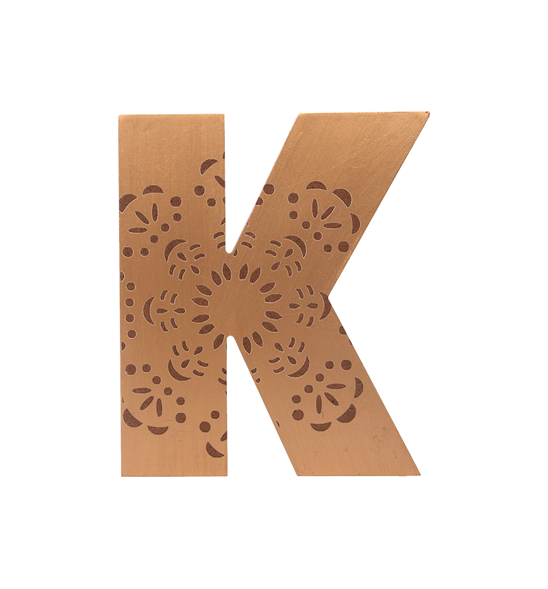 HY-E44825-1 metal pattern letters