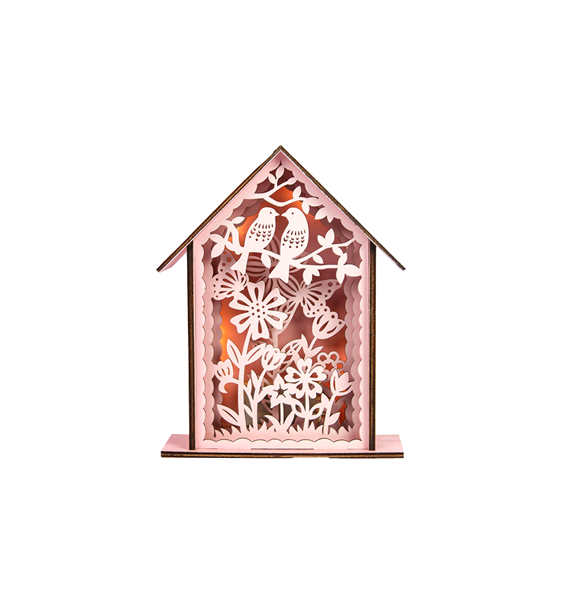 HY-E31969-1 Pink bird house