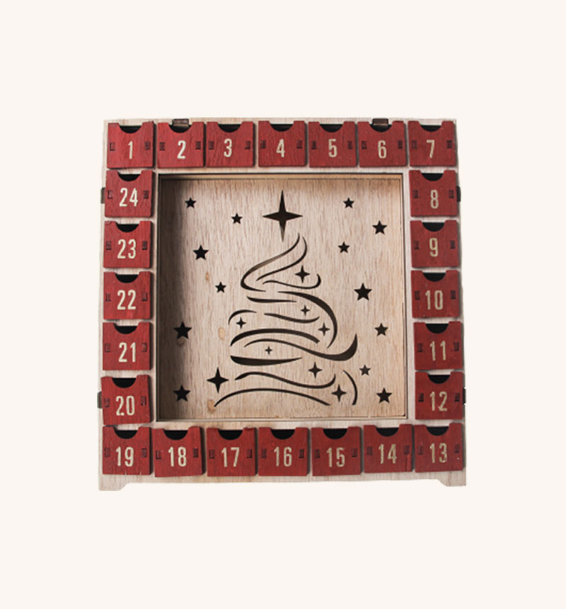 HY-E48189-2 Square red desk calendar