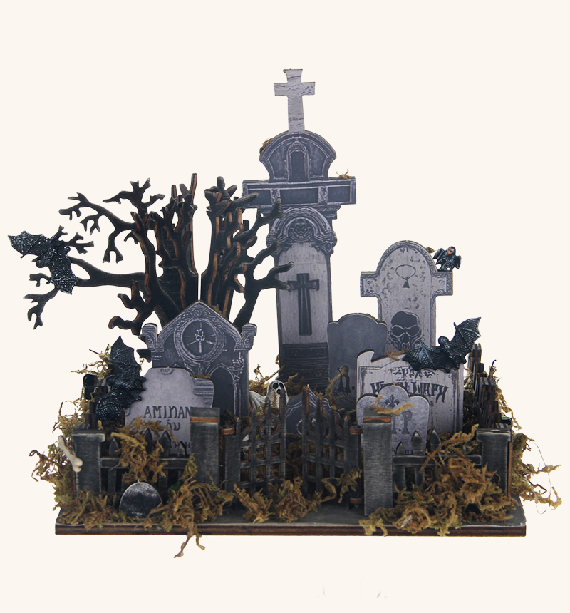 DIY Graveyard Miniature Kit 