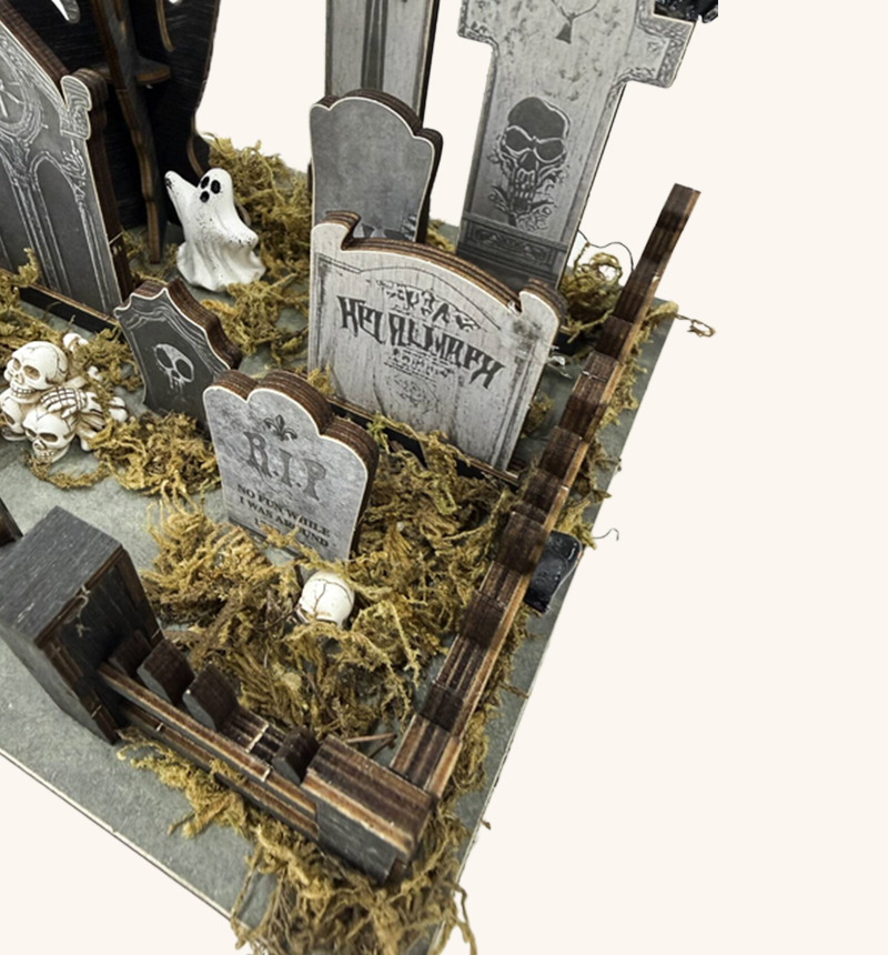 DIY Graveyard Miniature Kit 