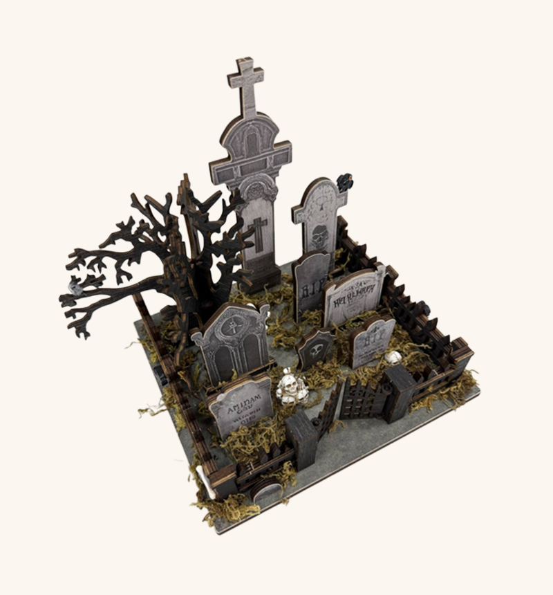 DIY Graveyard Miniature Kit 