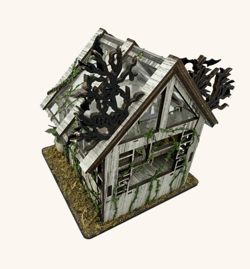 DIY Green Garden House Miniature Kit