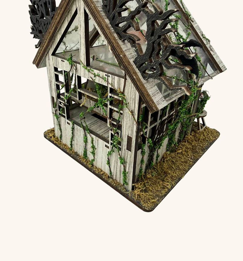 DIY Green Garden House Miniature Kit