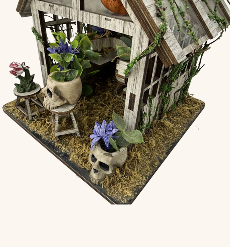 DIY Green Garden House Miniature Kit