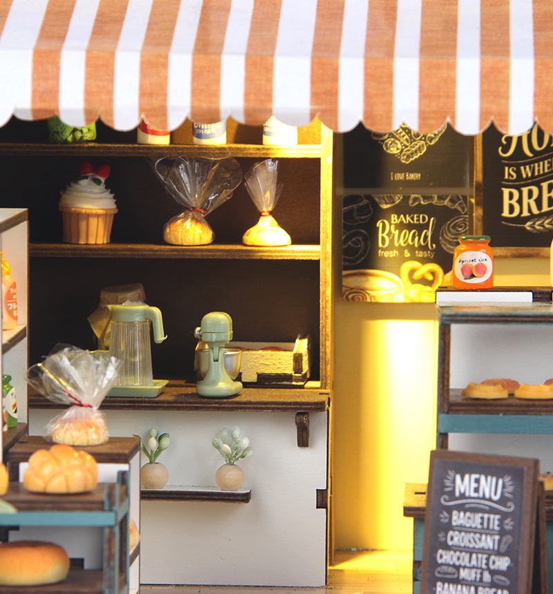 DIY Bakery Shop Miniature House Kit
