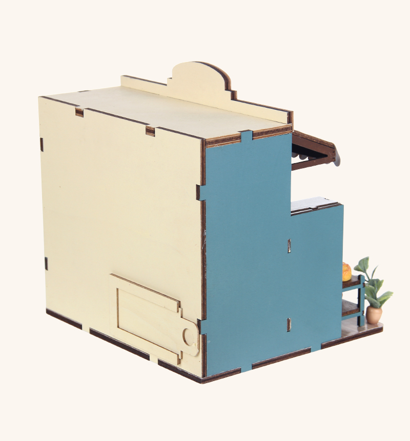 DIY Bakery Shop Miniature House Kit