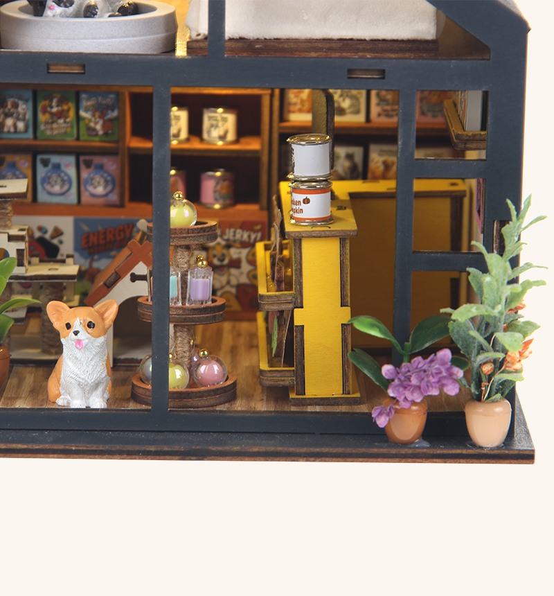 DIY  Pet Shop Miniature House Kit 