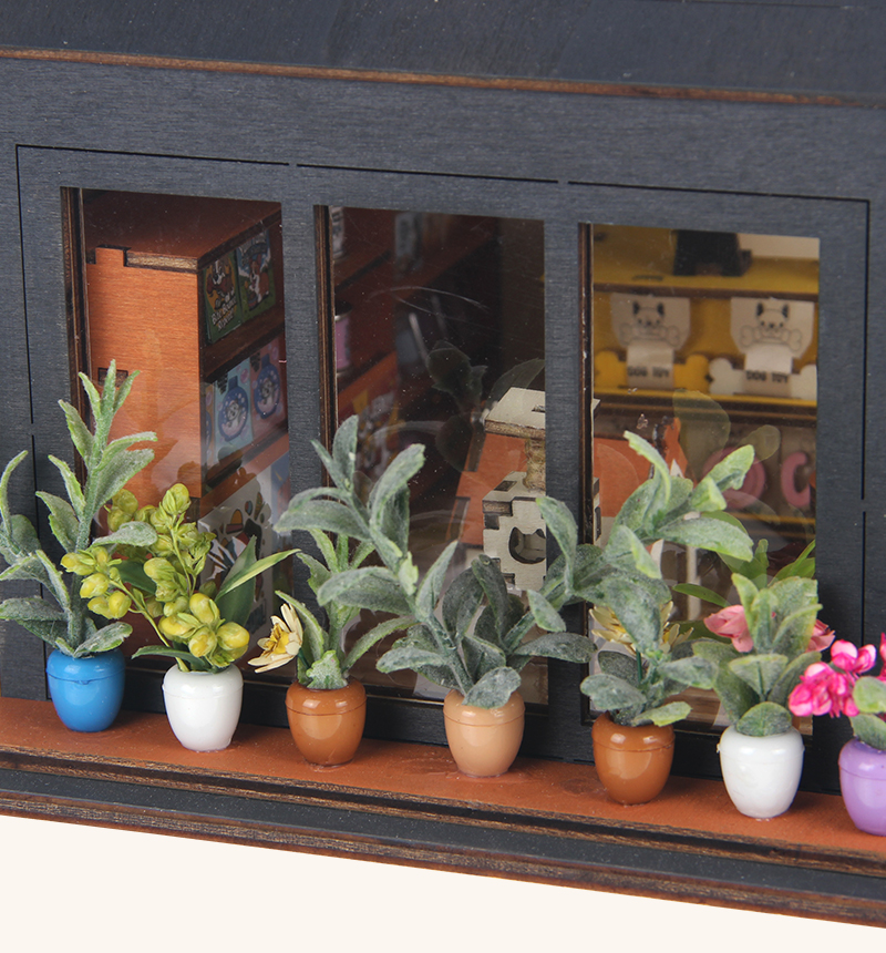 DIY  Pet Shop Miniature House Kit 